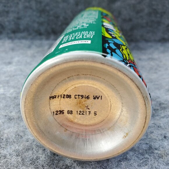 Mountain Dew Lot Of 2 Collectible Aluminum Bottles Psychedelic & Dragon Designs - Picture 8 of 10